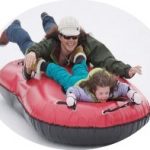 snow sledding tubing