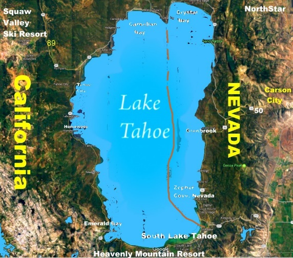 Lake Tahoe Geography, Tourism And Major Highways - Lake Tahoe Adventures